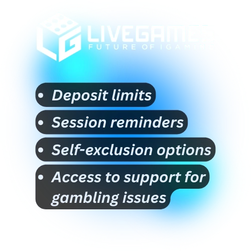 livegames responsible gaming