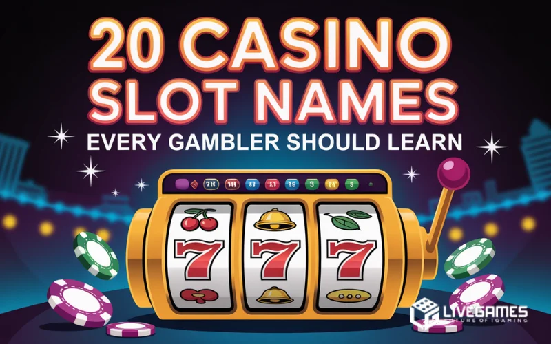 casino slot games names